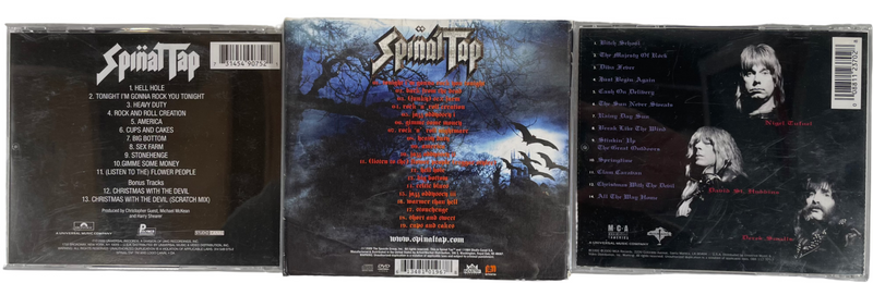 Set of 3 - Spinal Tap CDs, Back from the Dead, Spinal Tap, Break Like the Wind