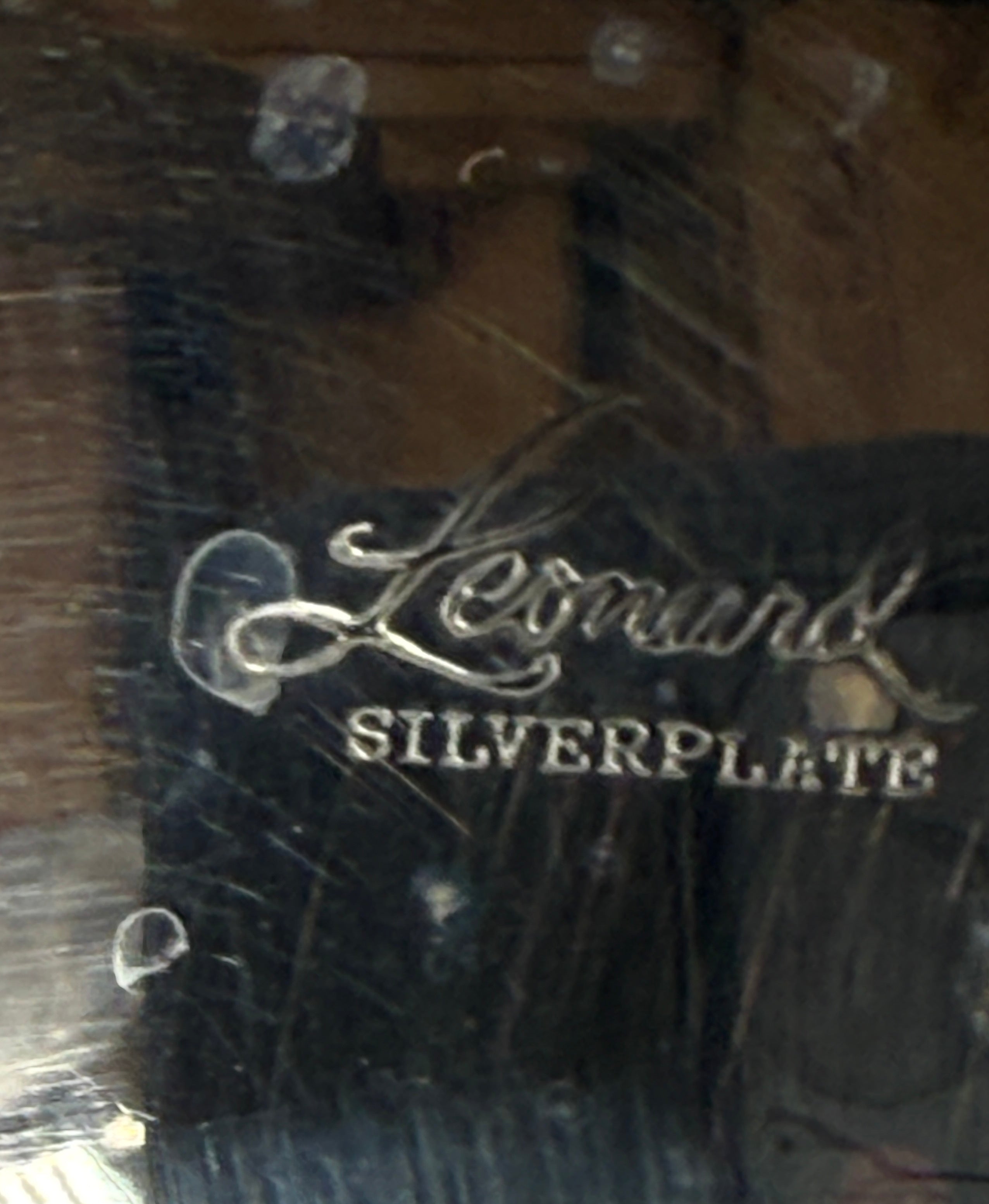 Vintage Leonard Silverplate Creamer & Sugar Bowl Set – Rococo