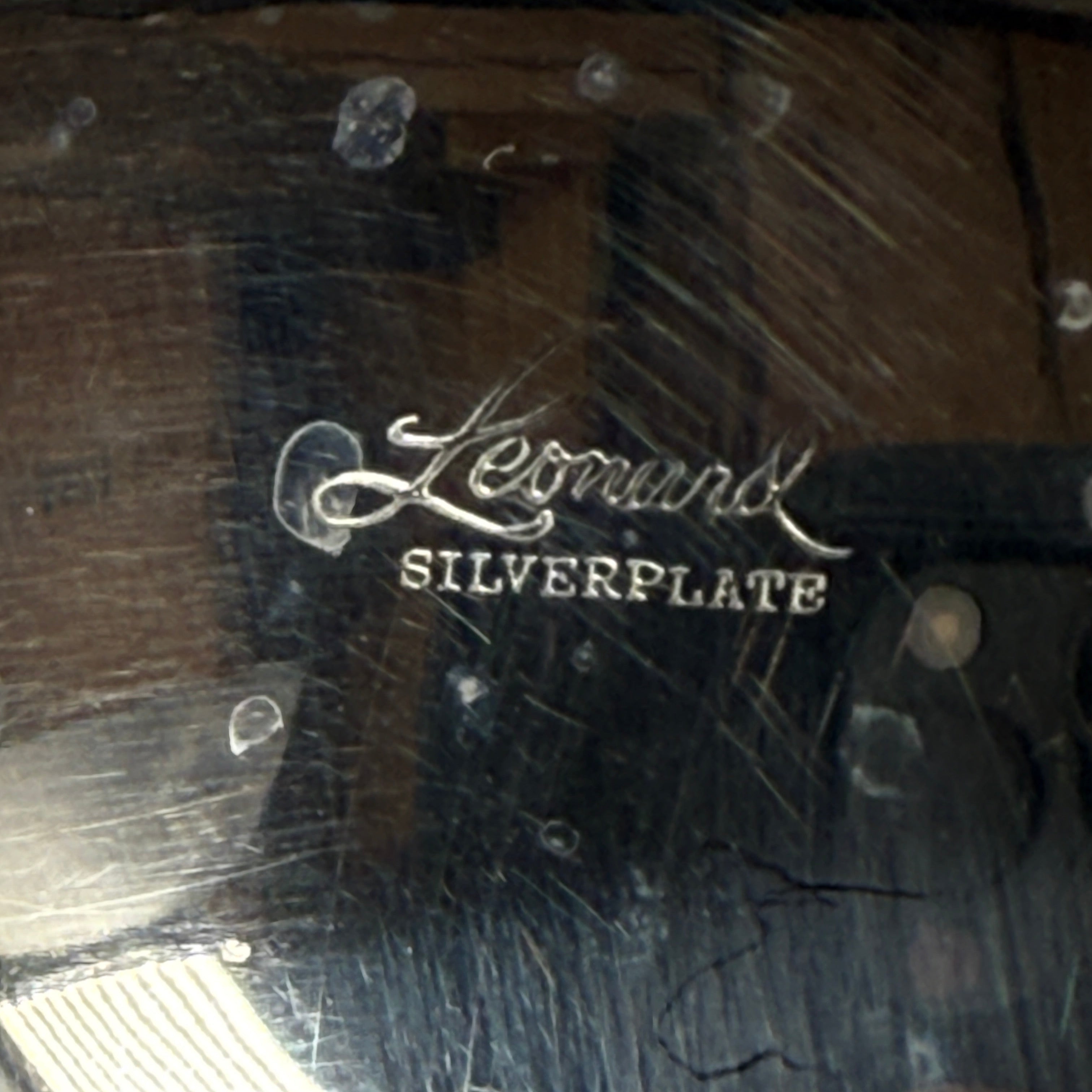 Vintage Leonard Silverplate Creamer & Sugar Bowl Set – Rococo