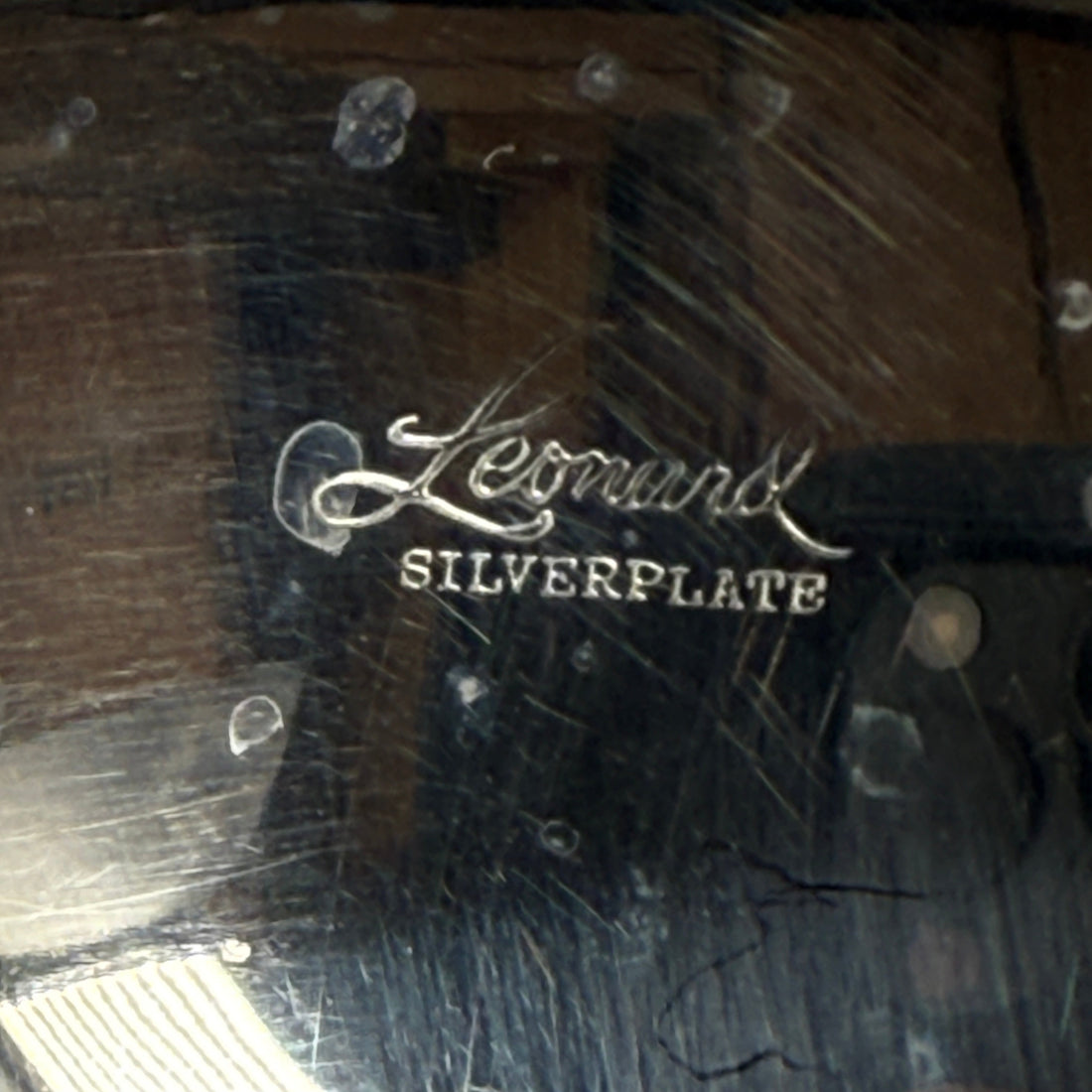 Vintage Leonard Silverplate Creamer & Sugar Bowl Set – Rococo