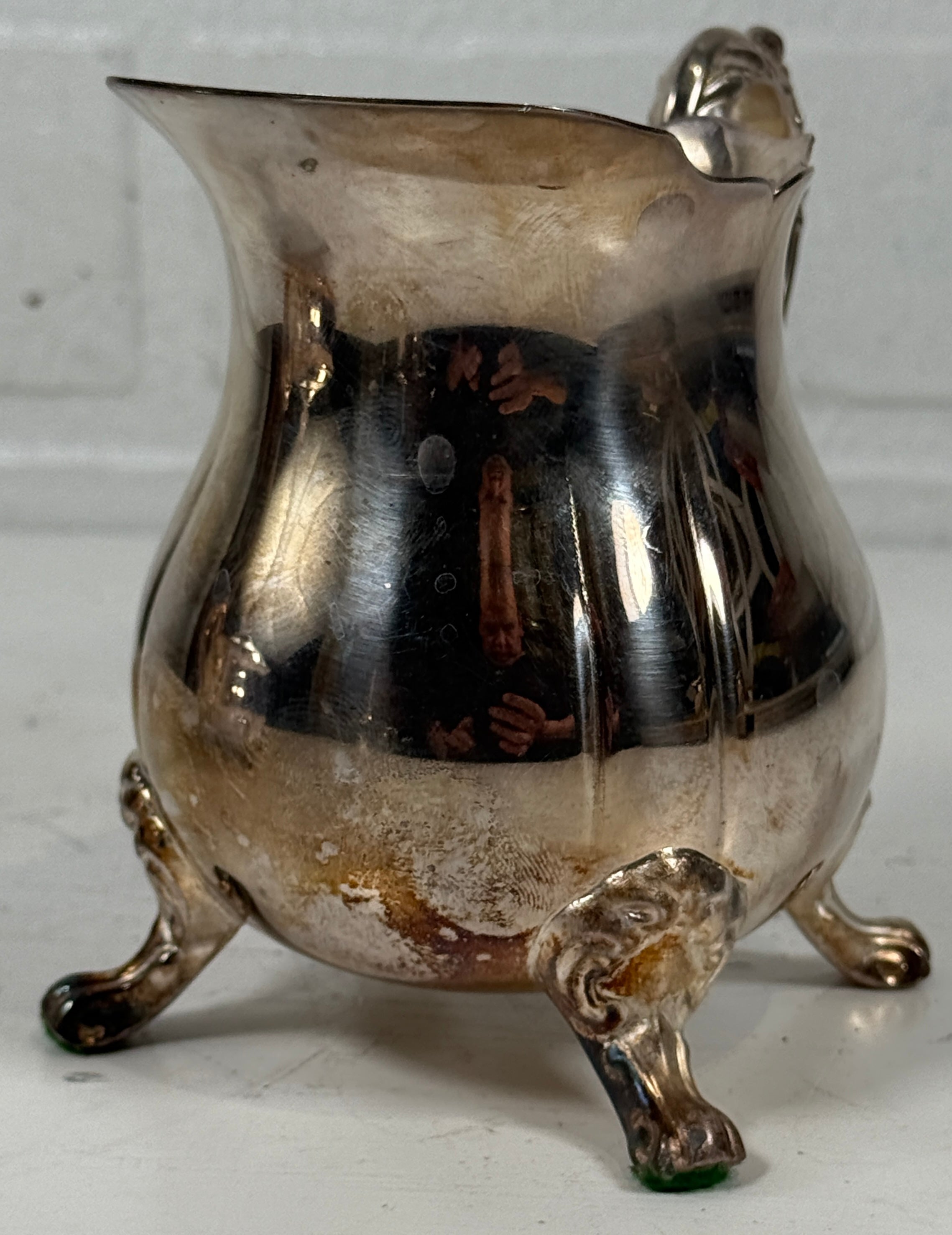 Vintage Leonard Silverplate Creamer & Sugar Bowl Set – Rococo