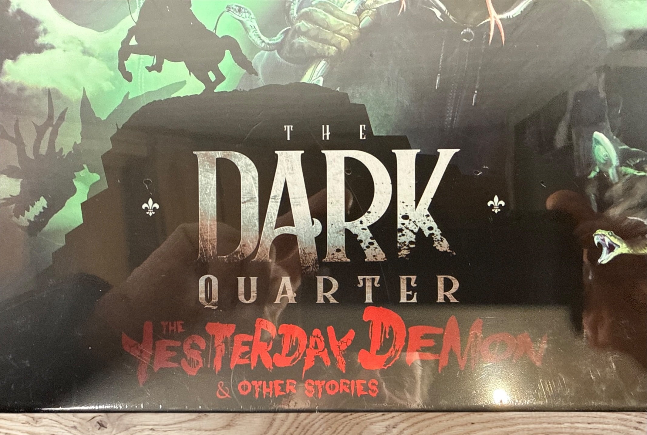 Sealed Dark Quarter Yesterday Demon horror board game. Adult narrative tabletop game by Van Ryder Games. Collector boxed edition, great condition.