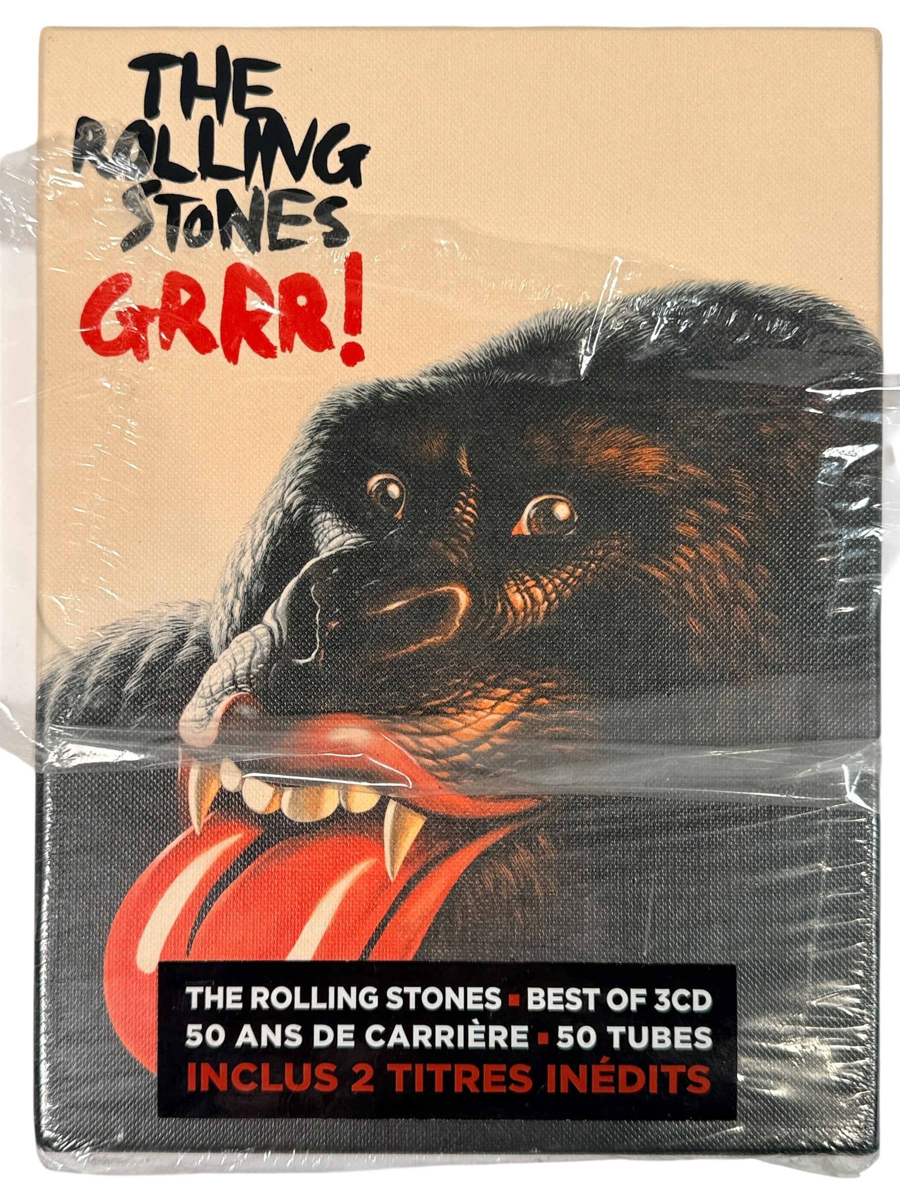 Rolling Stones GRRR deluxe 3CD anniversary box set sealed with book and prints. Greatest hits collection, collectible classic rock box set gift ready.