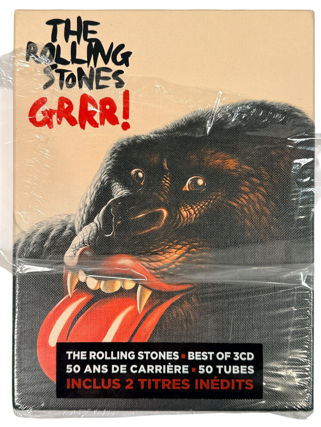 Rolling Stones GRRR deluxe 3CD anniversary box set sealed with book and prints. Greatest hits collection, collectible classic rock box set gift ready.