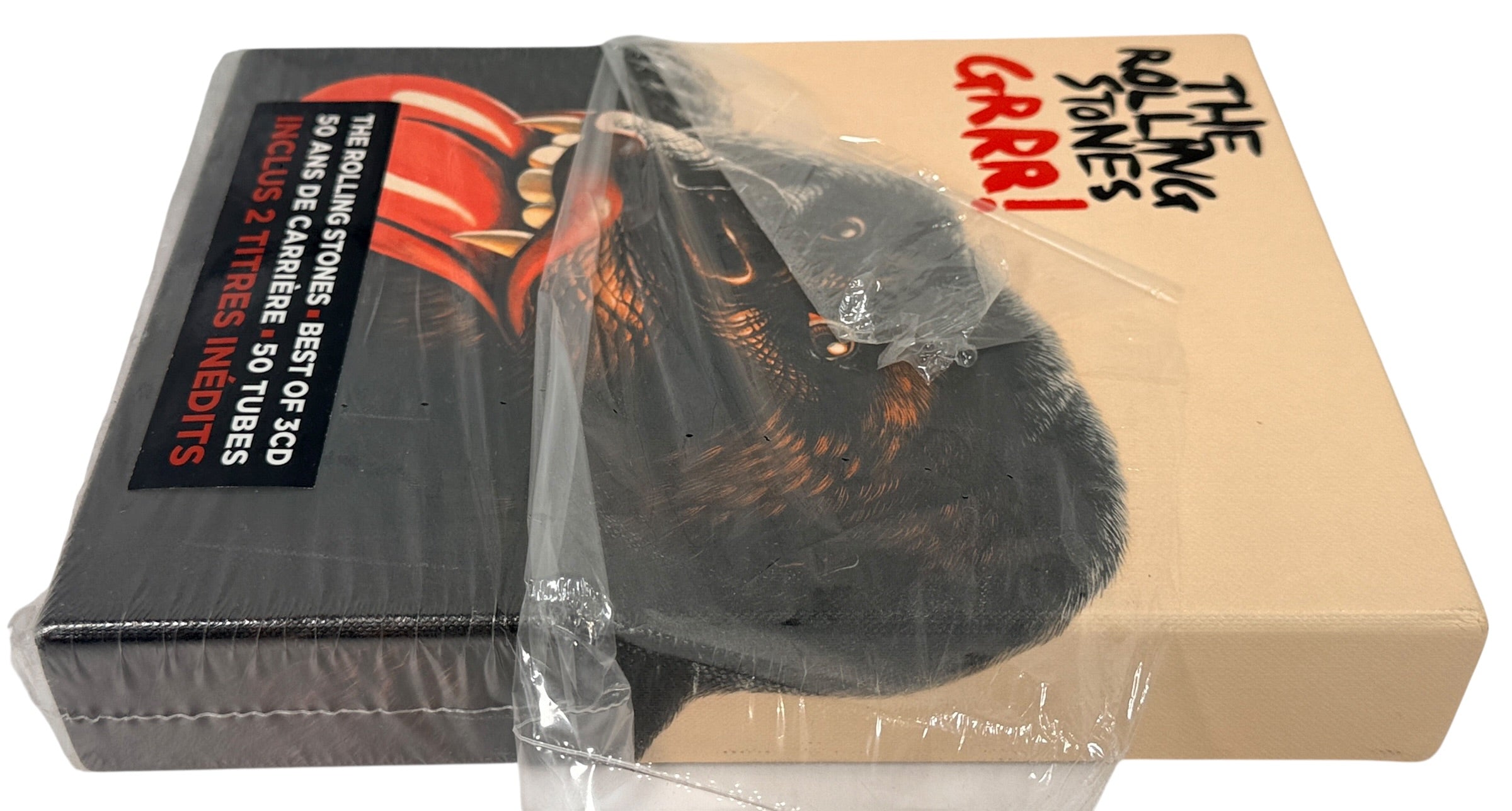 Rolling Stones GRRR deluxe 3CD anniversary box set sealed with book and prints. Greatest hits collection, collectible classic rock box set gift ready.