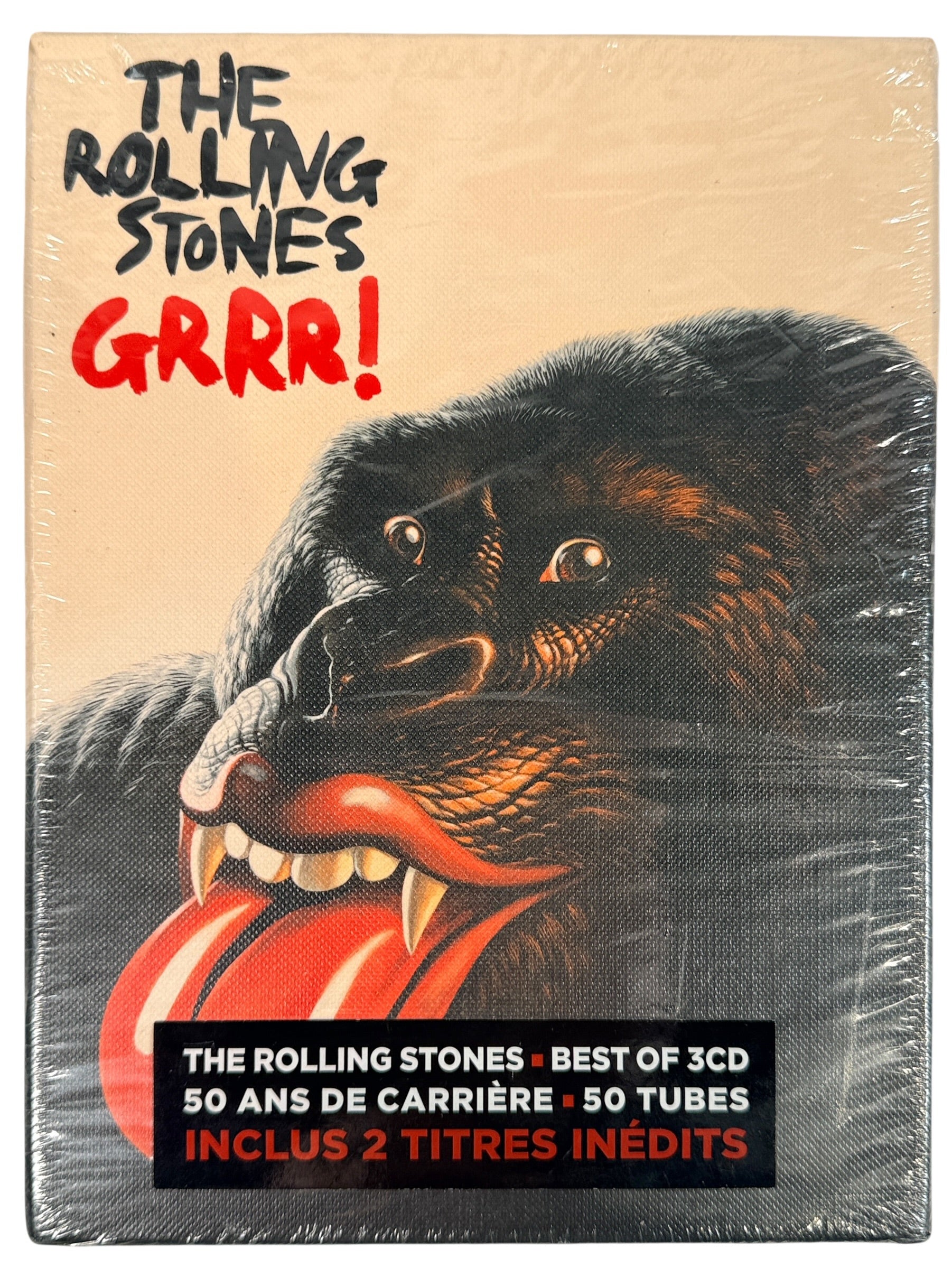 Rolling Stones GRRR deluxe 3CD anniversary box set sealed with book and prints. Greatest hits collection, collectible classic rock box set gift ready.