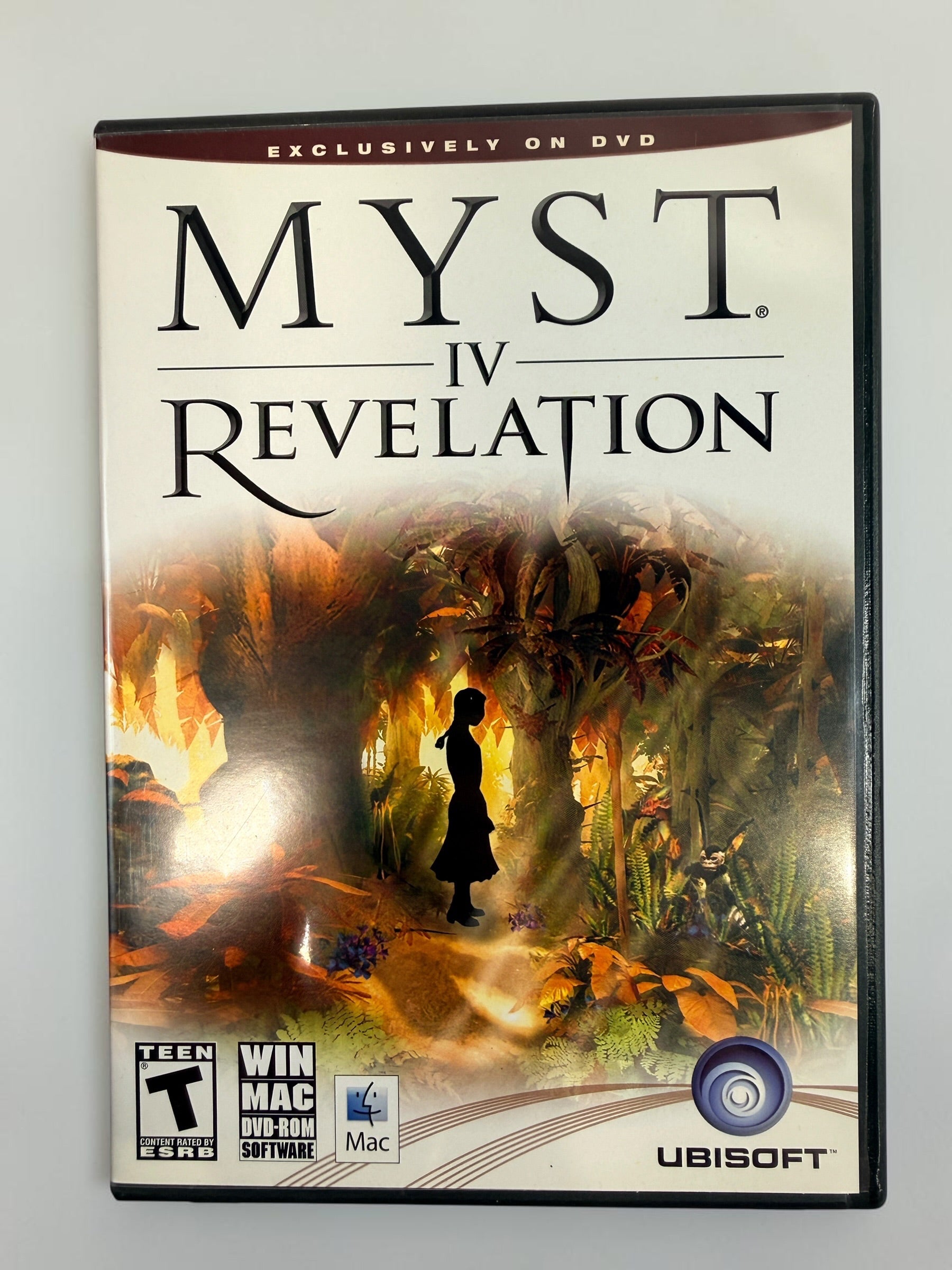2004 Myst IV: Revelation Limited Edition for PC/Mac with Myst III: Exile, 3 discs and original packaging. Classic Ubisoft adventure game set.