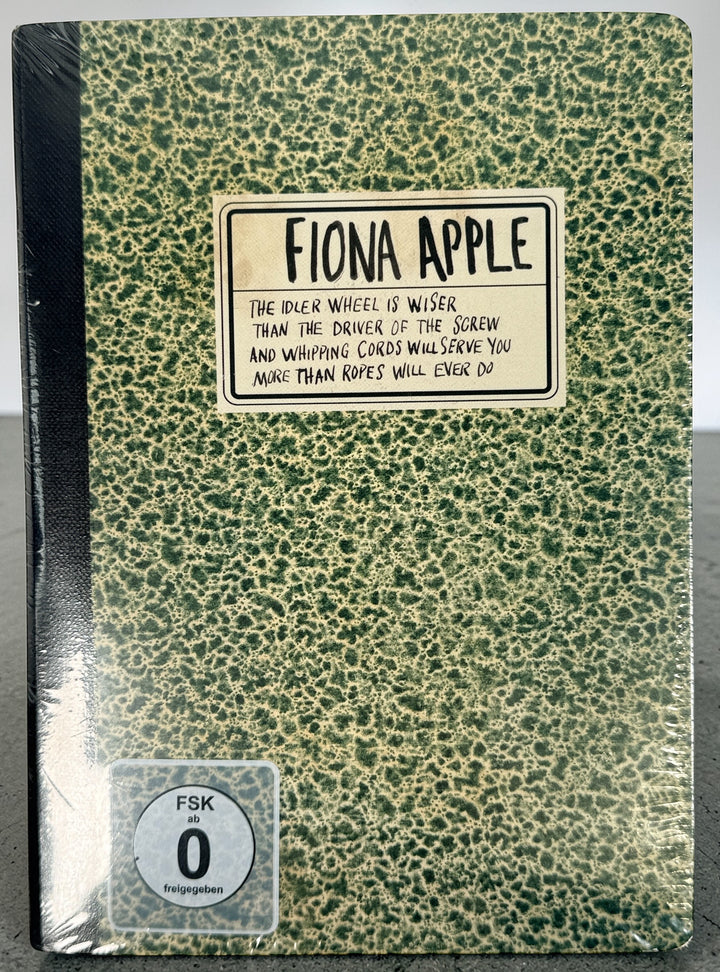 Sealed Fiona Apple The Idler Wheel deluxe CD DVD 2012 hardbound edition with live SXSW footage. Collectible alternative art pop release in book format.