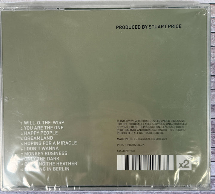 Sealed 2020 EU CD of Pet Shop Boys Hotspot featuring Dreamland and Burning the Heather. Standard jewel case edition in factory shrink wrap.