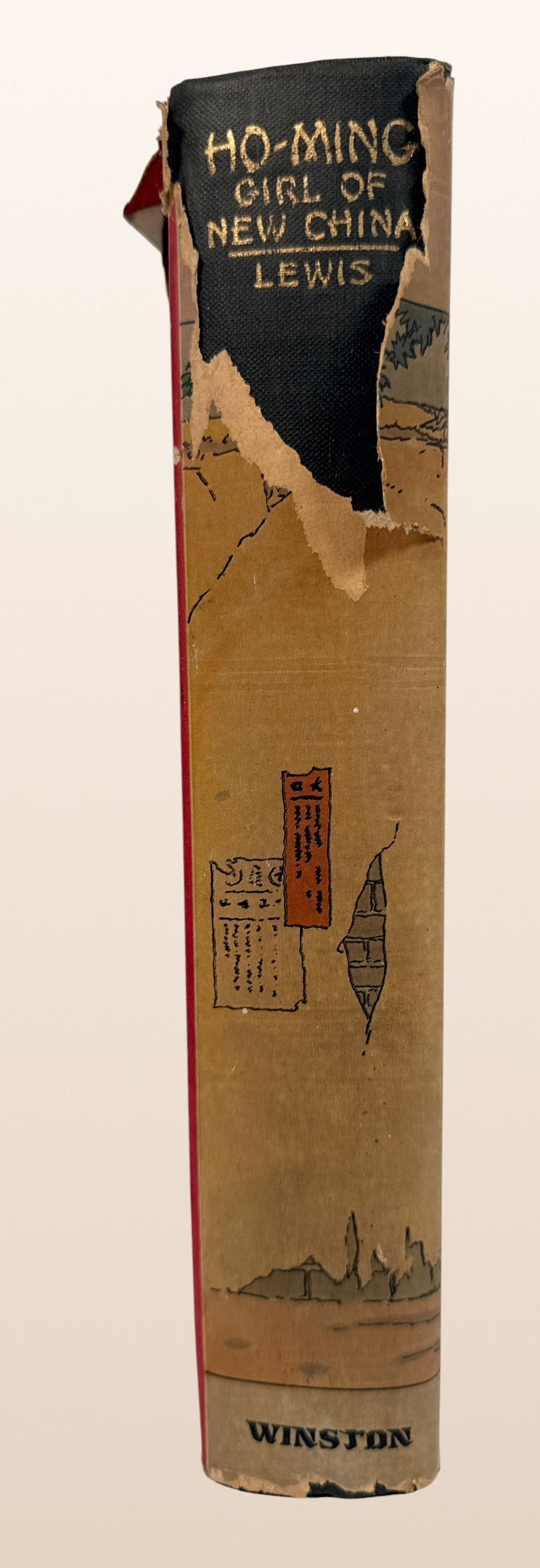 1934 first edition Ho-Ming: Girl of New China by Elizabeth Foreman Lewis, illustrated by Kurt Wiese, with scarce original illustrated dust jacket.