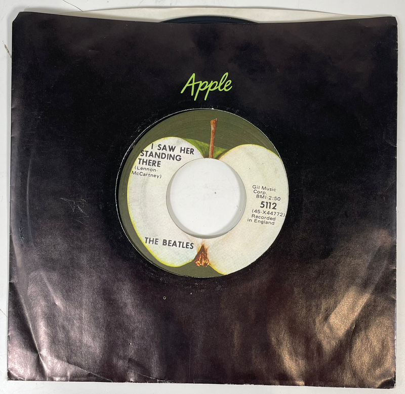 The Beatles, I Want To Hold Your Hand, 45 tours avec pochette, APPLE