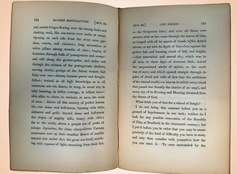 John Ruskin, The Two Paths, édition originale de 1859, Smith Elder, livre ancien