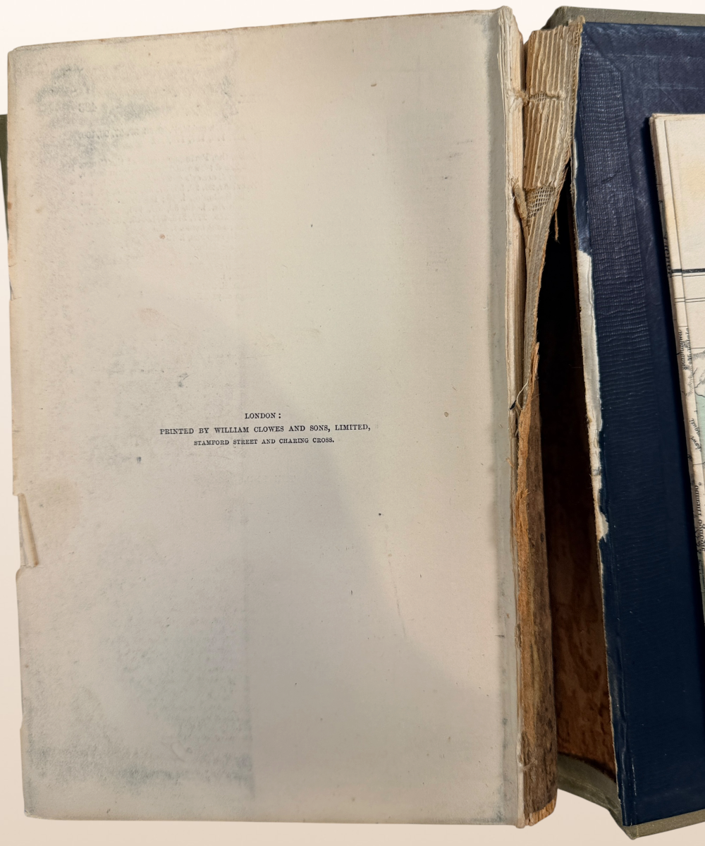 1885 first London edition of Henry M. Stanley’s The Congo, Vol. II, with original illustrated cloth binding, engravings and folding map.