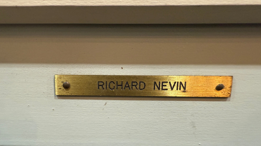 Pastel encadré du milieu du siècle « Lac Brome » – Richard Nevin