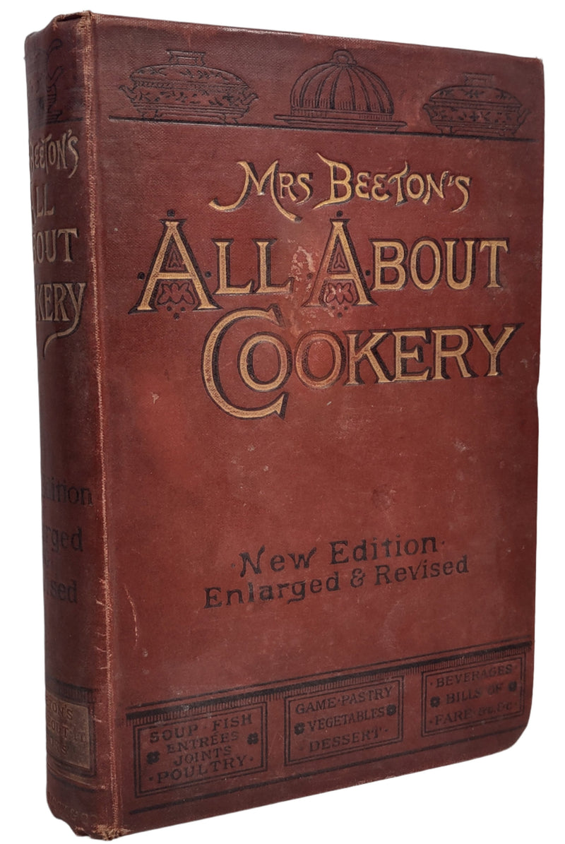 Mrs.  Beeton's, All About Cookery,  Edition, 1900, Antique