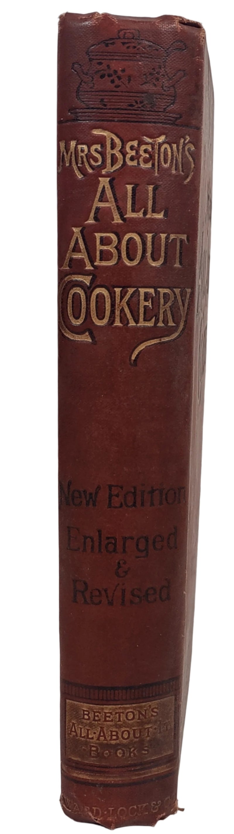 Mrs.  Beeton's, All About Cookery,  Edition, 1900, Antique