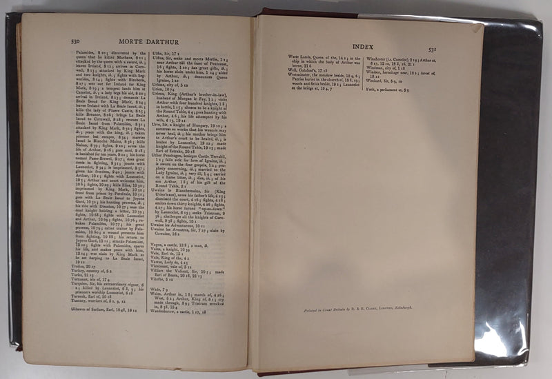 1927 Rare première édition en un volume, Le Morte Darthur, Histoire du Roi Arthur