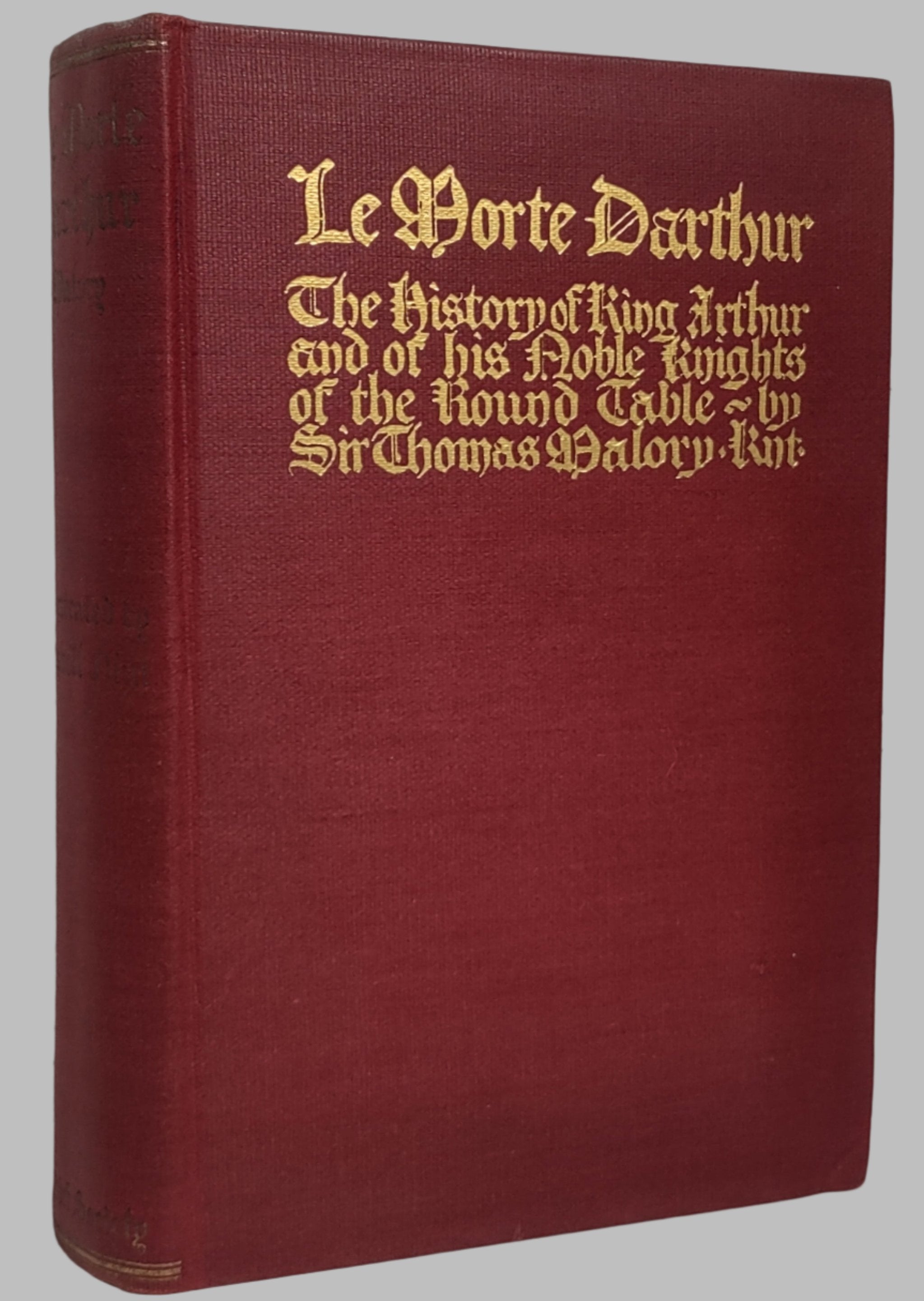 1927 Rare First One Volume Edition, Le Morte Darthur, History of King Arthur