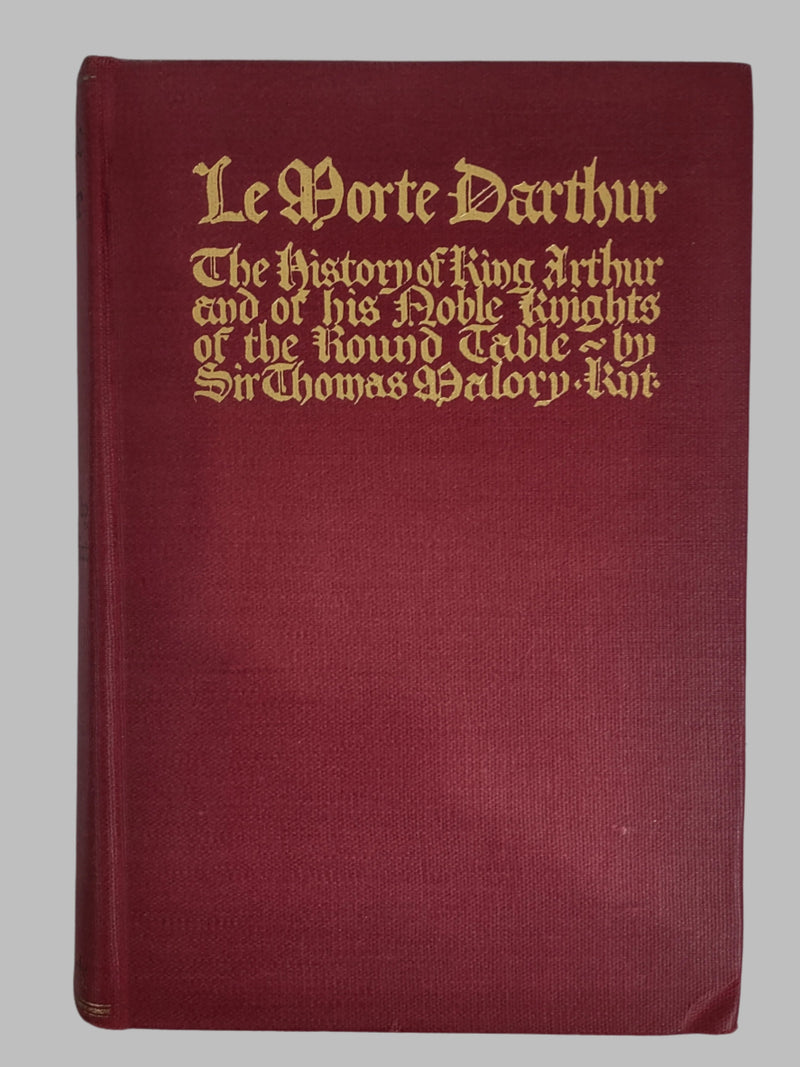 1927 Rare First One Volume Edition, Le Morte Darthur, History of King Arthur