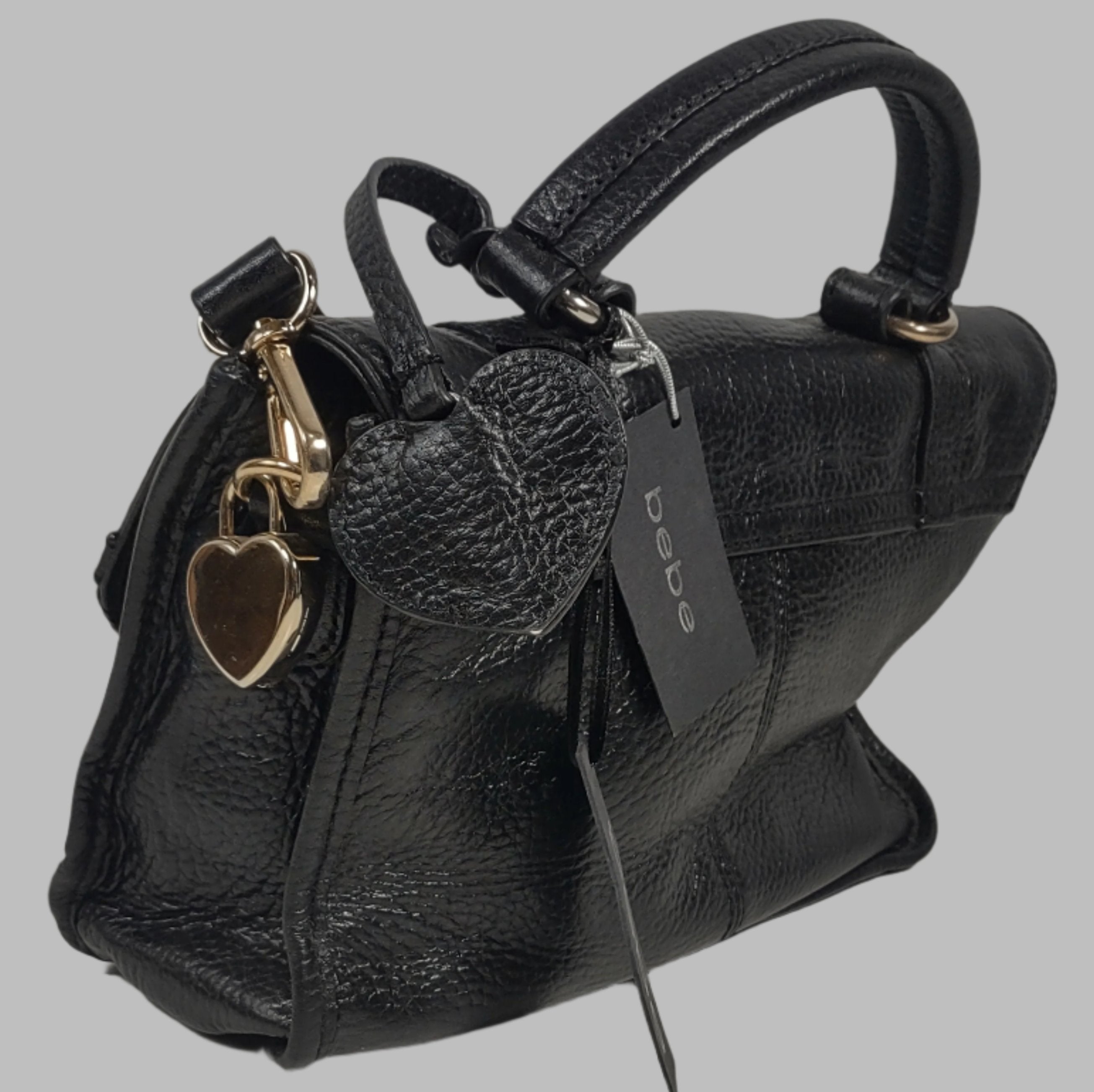 Bebe Purse , with Heart - Mini Messenger