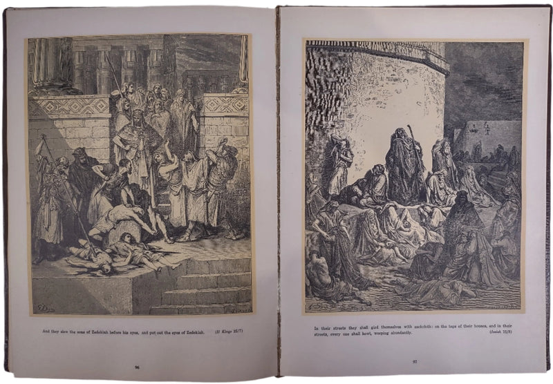 The Bible in Pictures - 140 Illustrations by Gustave Dore 1954