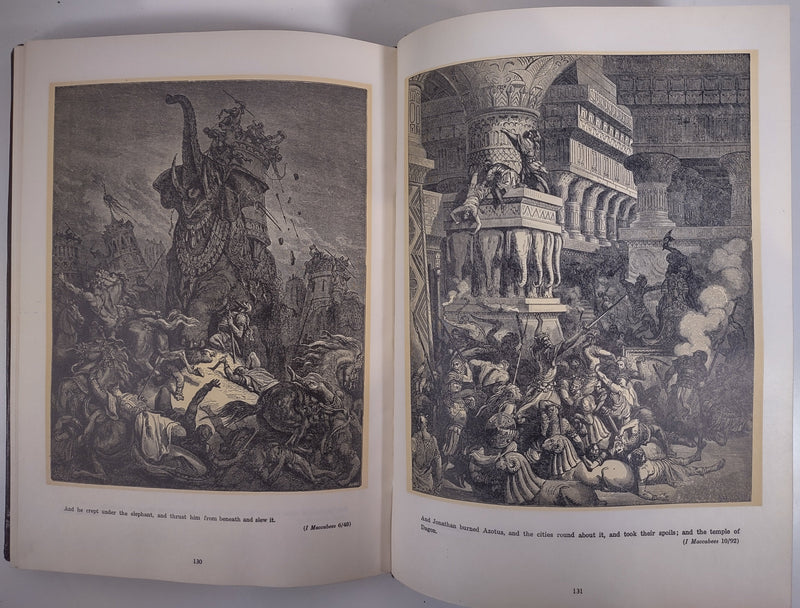 The Bible in Pictures - 140 Illustrations by Gustave Dore 1954