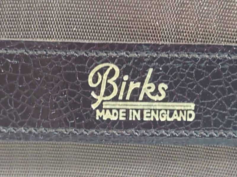 Birks, étui à cravates de voyage en cuir véritable