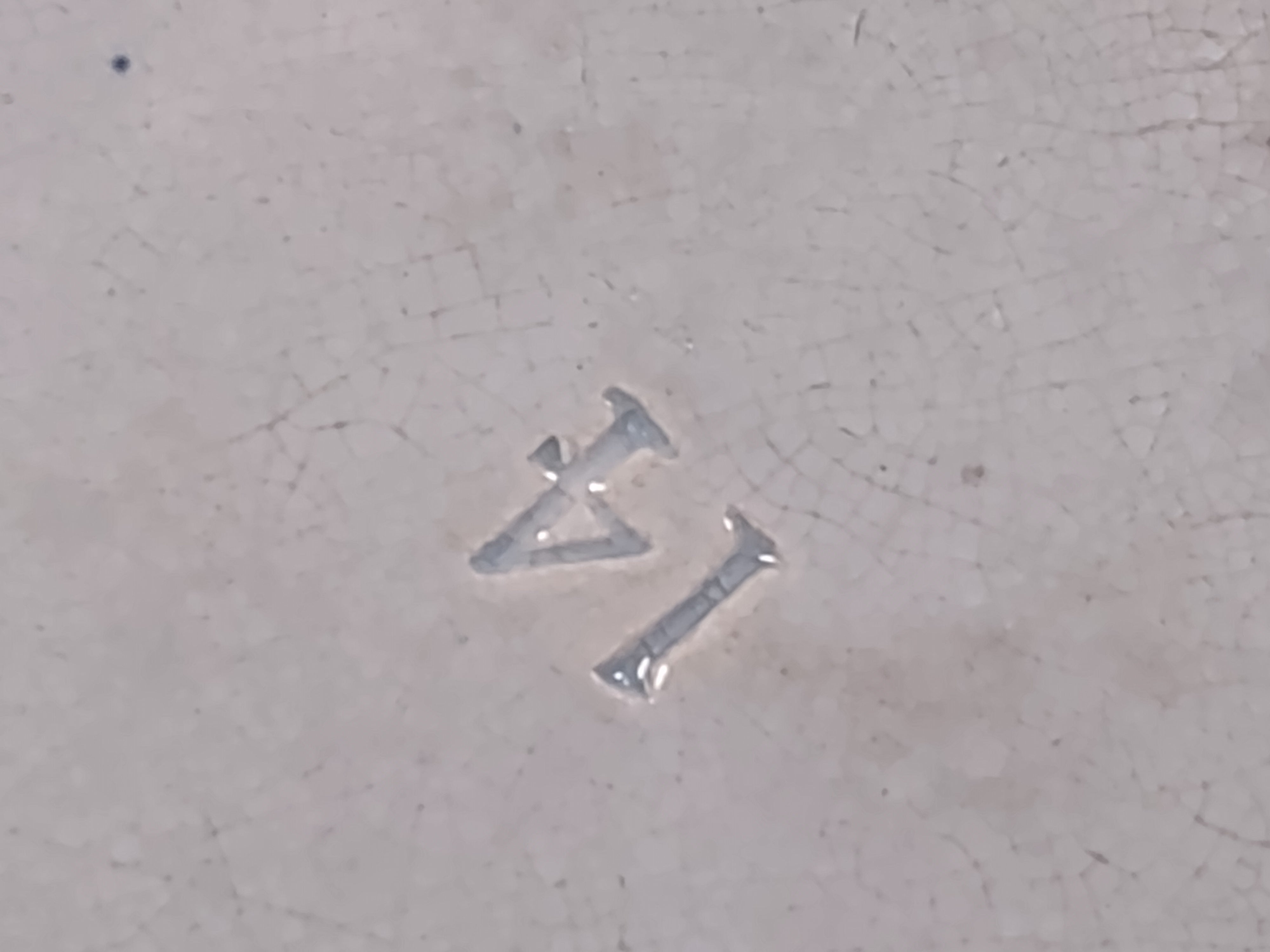 Antique English Staffordshire Blue Transferware Platter, 1825 Falls of Killarney