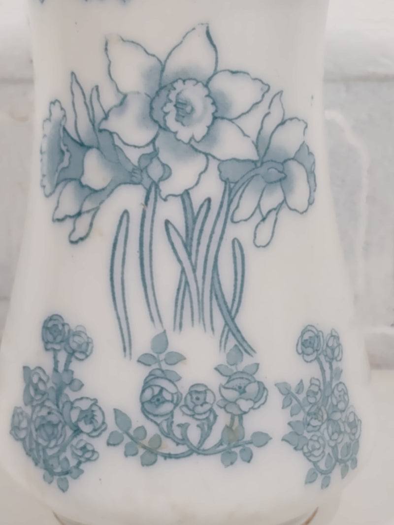 Vase à motif printanier, Furnivals Ltd, Angleterre, 15,2 cm de hauteur