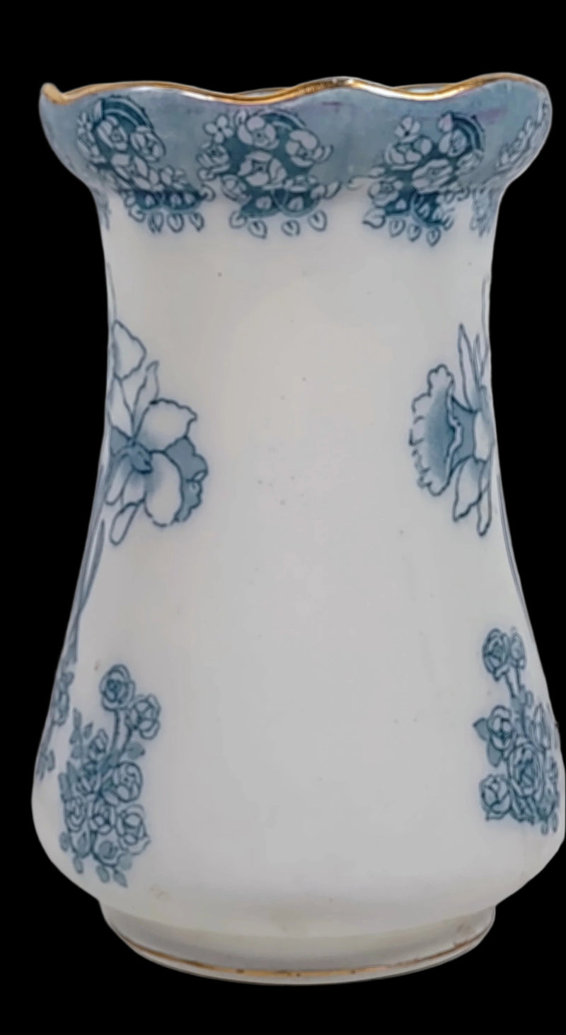 Vase à motif printanier, Furnivals Ltd, Angleterre, 15,2 cm de hauteur