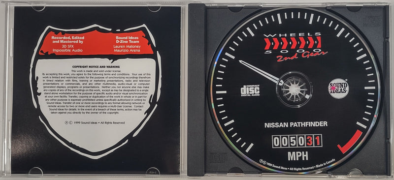 Idées Sonores, Effets Sonores Wheels 5000 Series 2, 21 CD