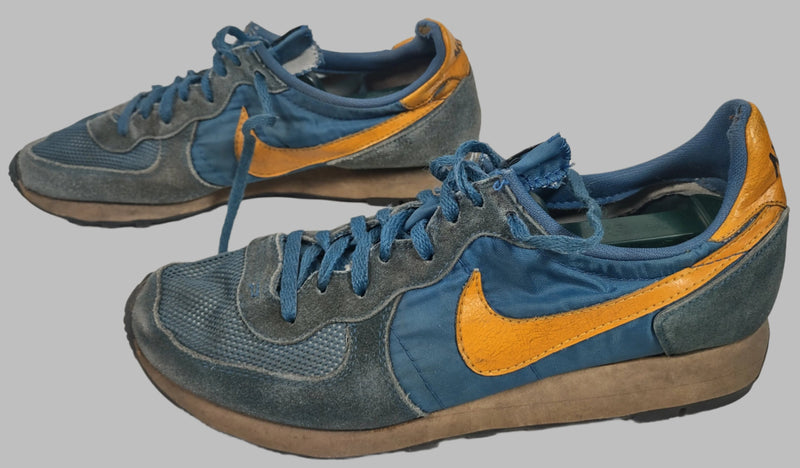 Vintage Nike International, Blue Yellow, Mens US 10, Made in USA