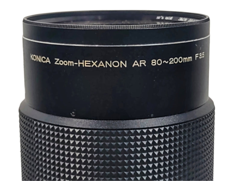 KONICA ZOOM-HEXANON AR 80-200mm F3.5 POUR APPAREIL PHOTO À OBJECTIF