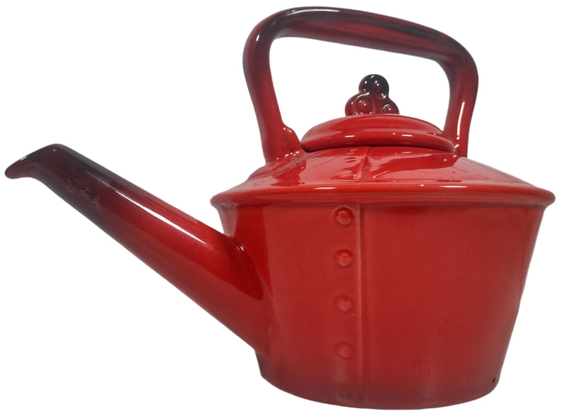 Vintage Metlox Poppytail Red Teapot