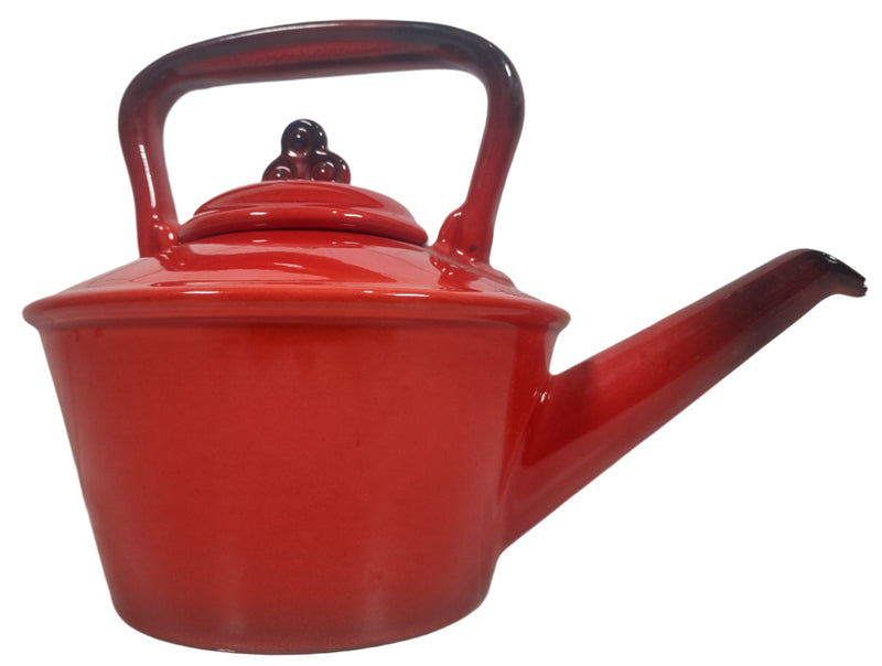 Vintage Metlox Poppytail Red Teapot