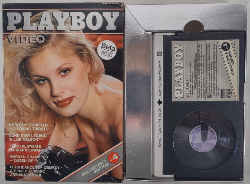 3 BETA  Video Cassettes , Playboy Video, Vol 1, 3 ,4 Collectors Edition. 1982 CBS FOX Video