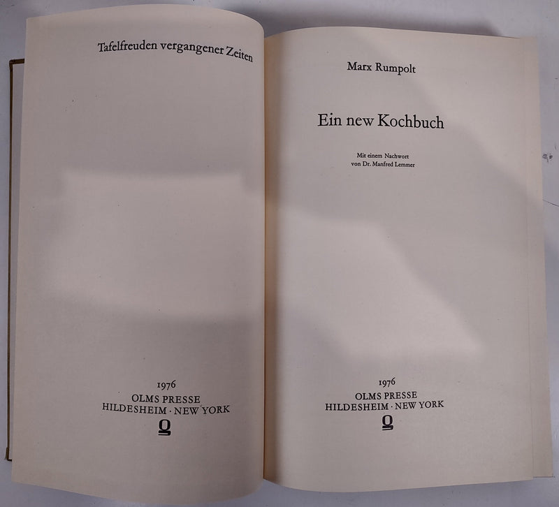 Ein new Kochbuch, German Edition, Cook Book, Hardcover Book 1976, Limited