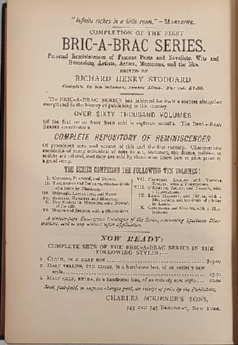 Lettres de Charles Dickens, coffret en 2 volumes. 1879