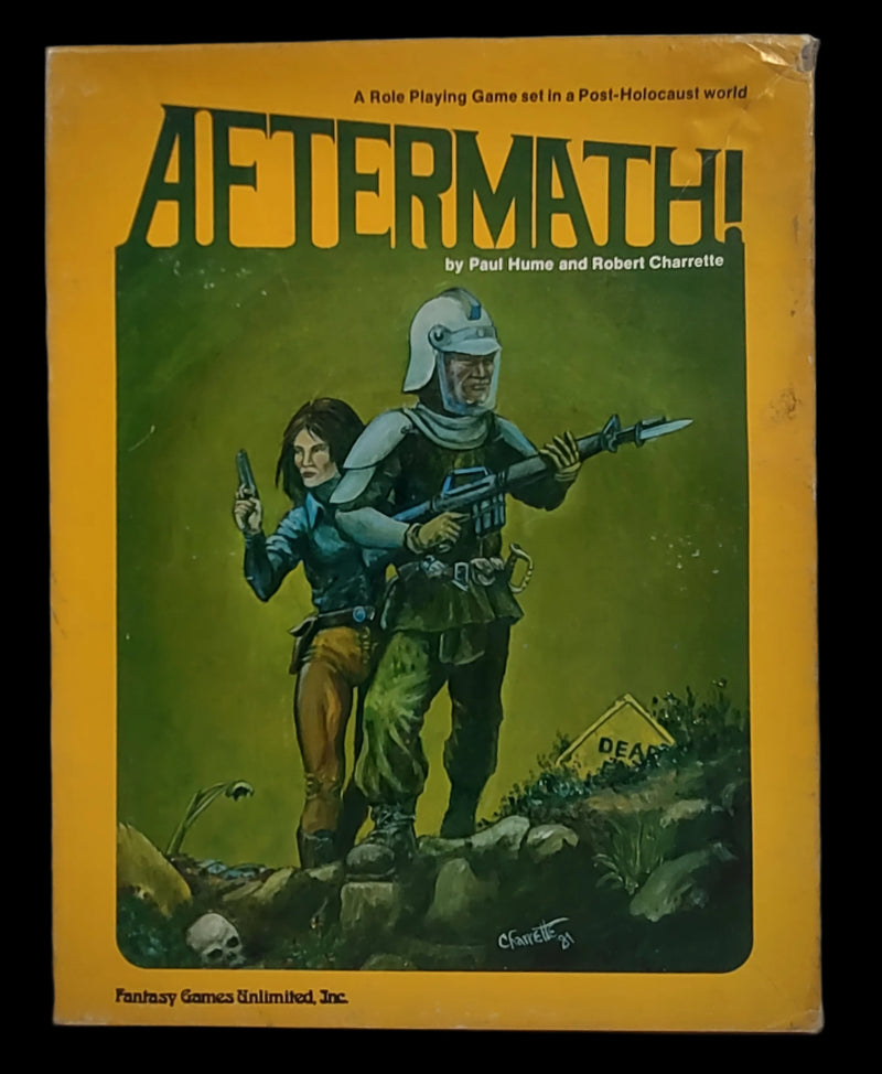 AFTERMATH! Jeu de rôle dans un monde post-Holocauste RPG Phoenix Games 1980