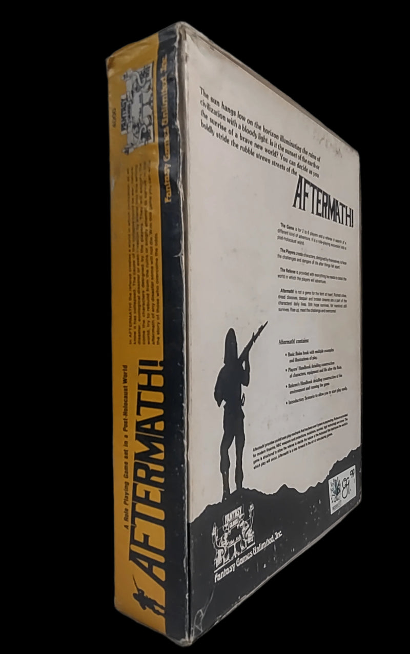 AFTERMATH! Jeu de rôle dans un monde post-Holocauste RPG Phoenix Games 1980