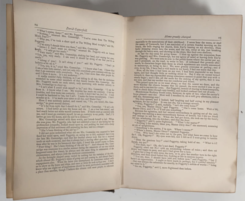 1894 David Copperfield by Charles Dickens,  Published Walter Scott London,