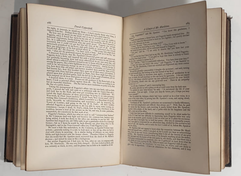 1894 David Copperfield by Charles Dickens,  Published Walter Scott London,