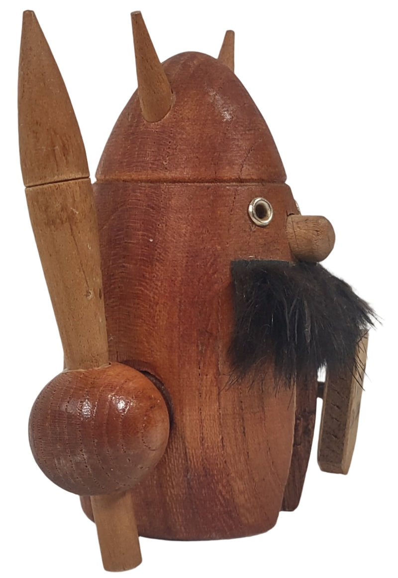 Collectible , Vintage Viking Teak Nut Cracker, Made in Japan