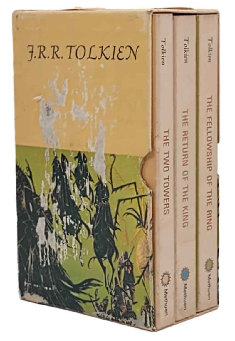 JRR Tolkien Lord of the Rings Trilogy Box Set. Methuen Publications, Canadian Publication 1975