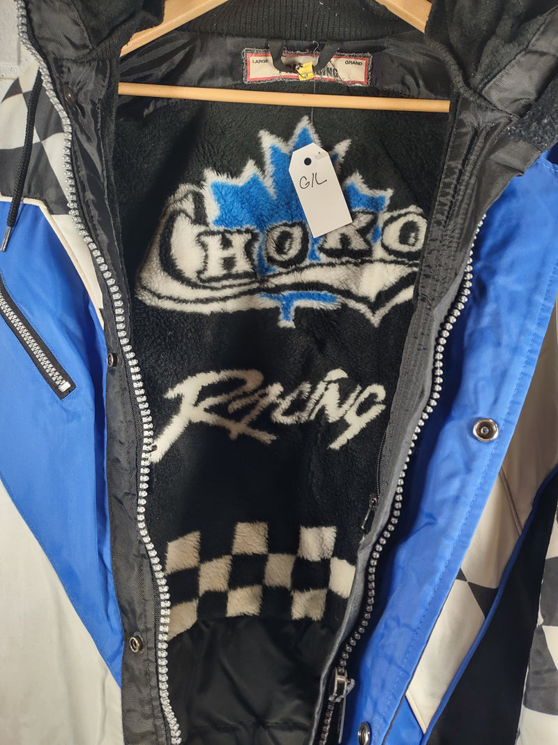 Choko  Design Racing Gear, Mens Winter Jacket , Size Large