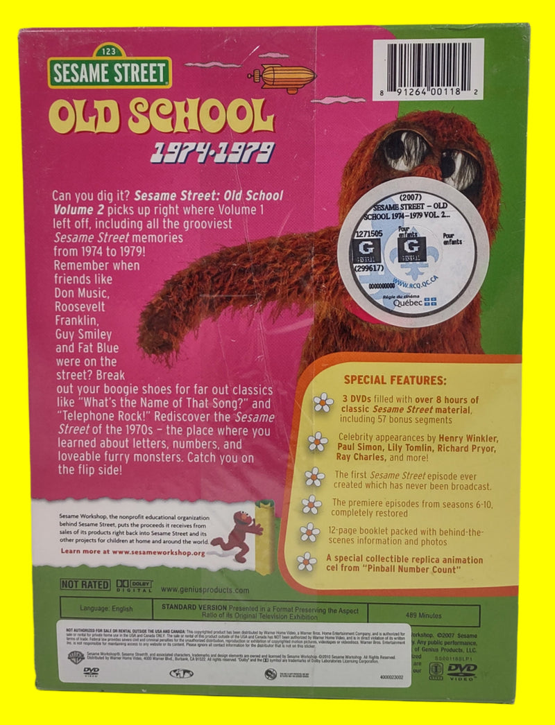 Sesame Street: Old School - Volume Two (1974-1979) DVD, NEW , Sealed