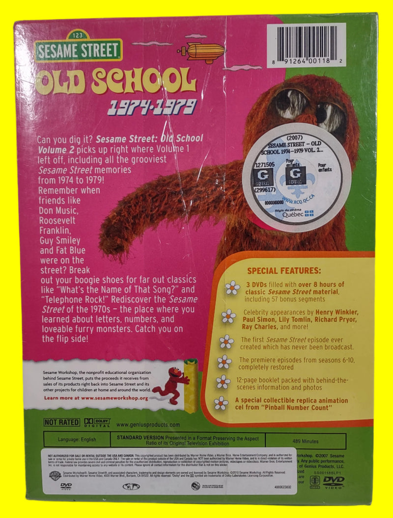 Sesame Street : Old School - Volume 2 (1974-1979) DVD, NEUF, scellé