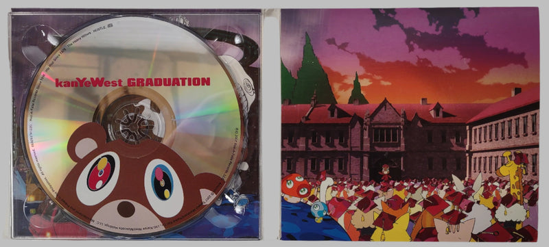 CD Kanye West, Graduation 2007, album complet avec livret et poster rap.