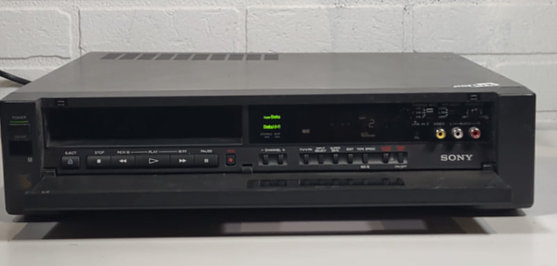 Lecteur enregistreur stéréo HiFi Sony SL-HF2000 Super Beta Betamax VCR Deck