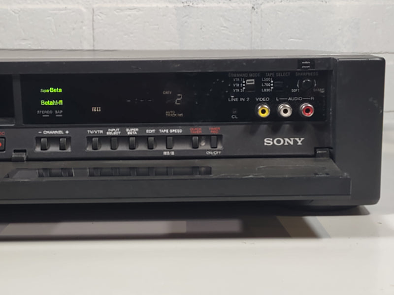 Lecteur enregistreur stéréo HiFi Sony SL-HF2000 Super Beta Betamax VCR Deck